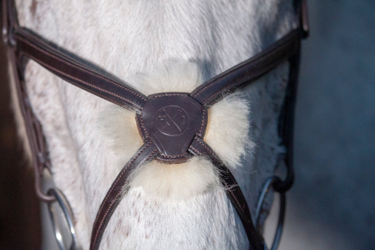 Henry James Sheepskin Grackle Bridle
